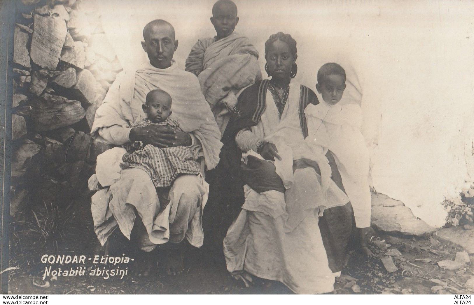 CARTOLINA GONDAR ETIOPIA COLONIE ITALIANE (V_3637