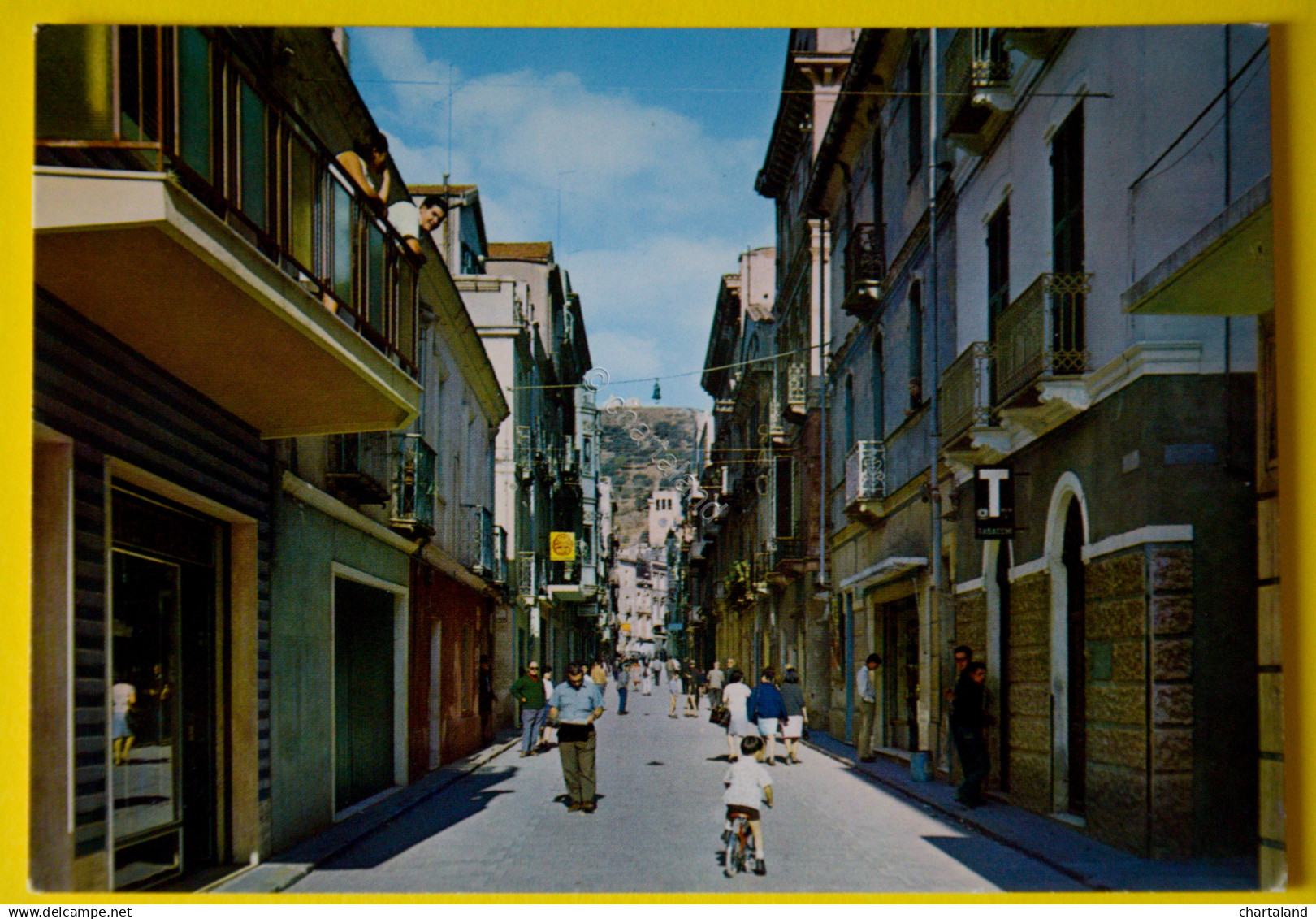 Cartolina Iglesias Corso Matteotti 1965