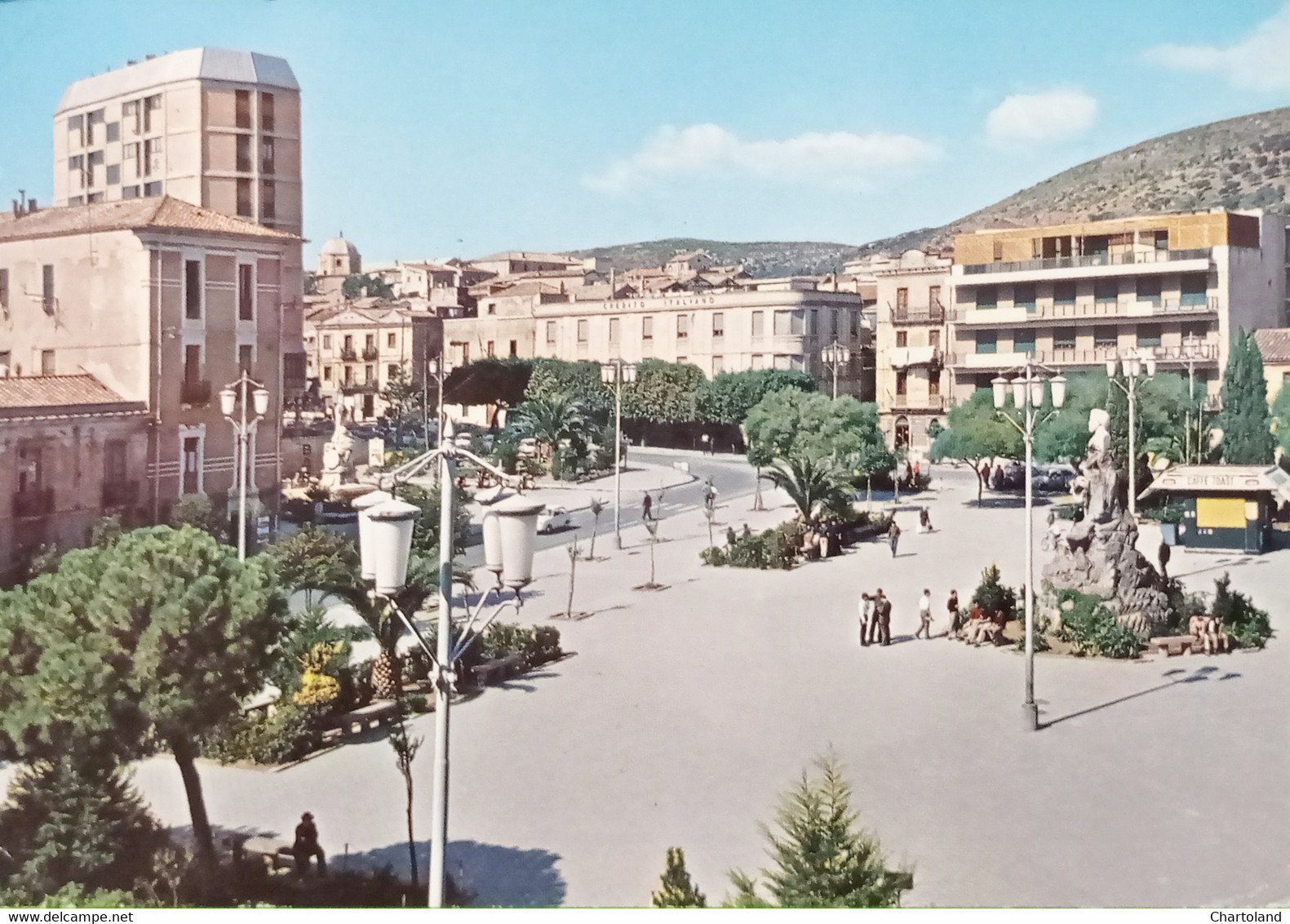 Cartolina - Iglesias - Piazza Sella - 1967