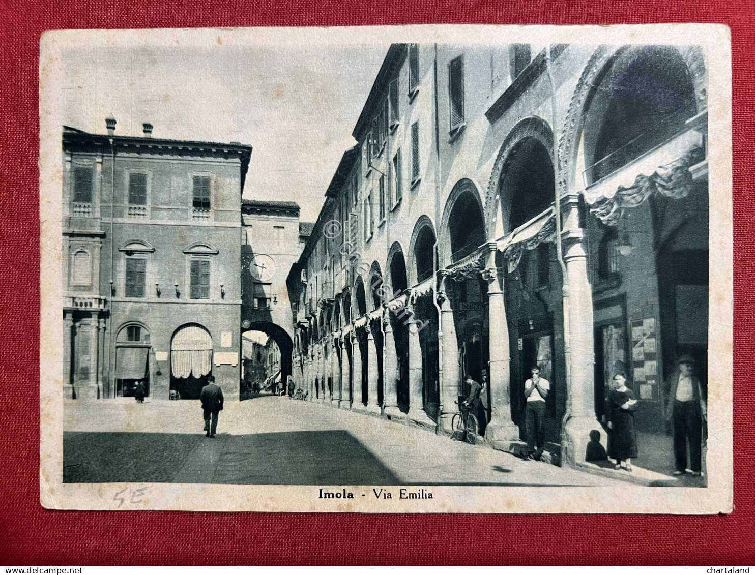 Cartolina - Imola - Via Emilia - 1943
