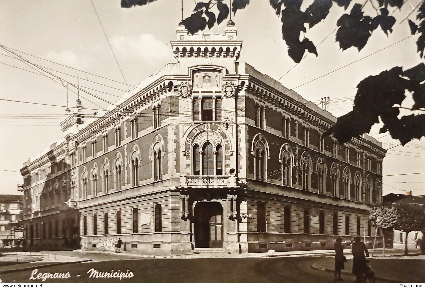 Cartolina - Legnano - Municipio - 1955 ca.