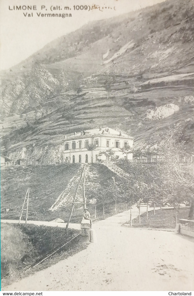 Cartolina - Limone Piemonte - Valle Vermenagna - 1910