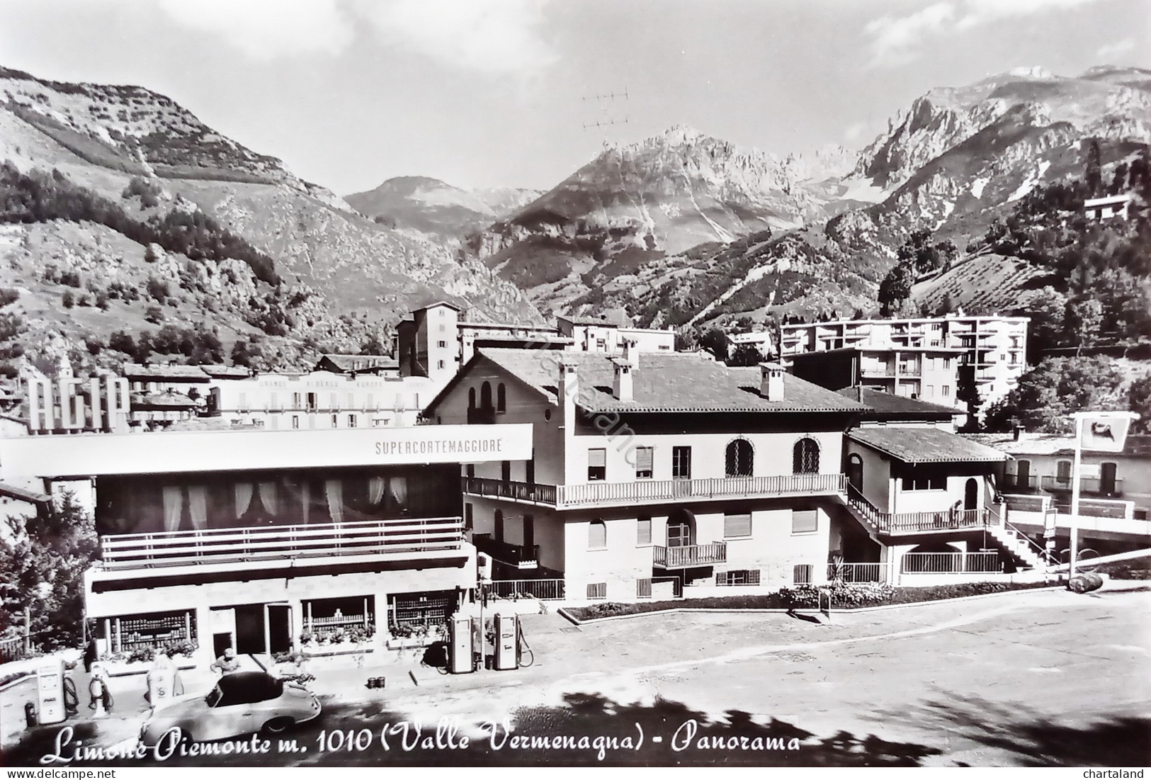 Cartolina - Limone Piemonte ( Valle Vermenagna ) - Panorama - 1957