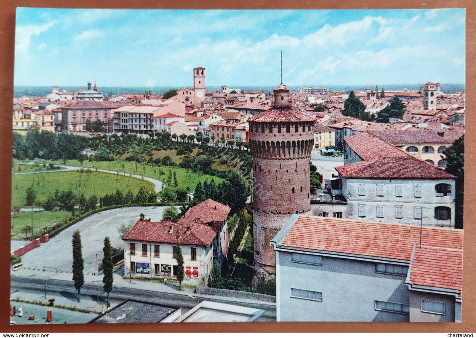 Cartolina Lodi - Panorama - 1970 ca.