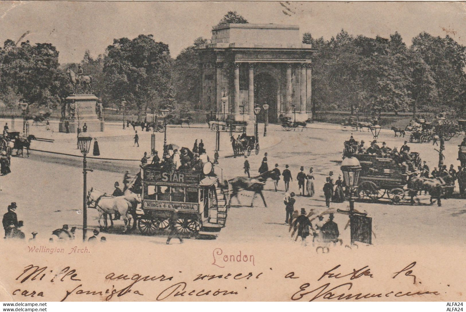 CARTOLINA LONDON LONDRA (XP349