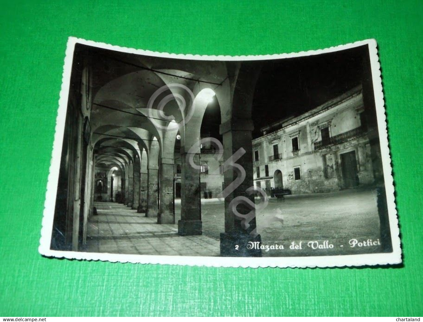Cartolina Mazara del Vallo - Portici 1958.