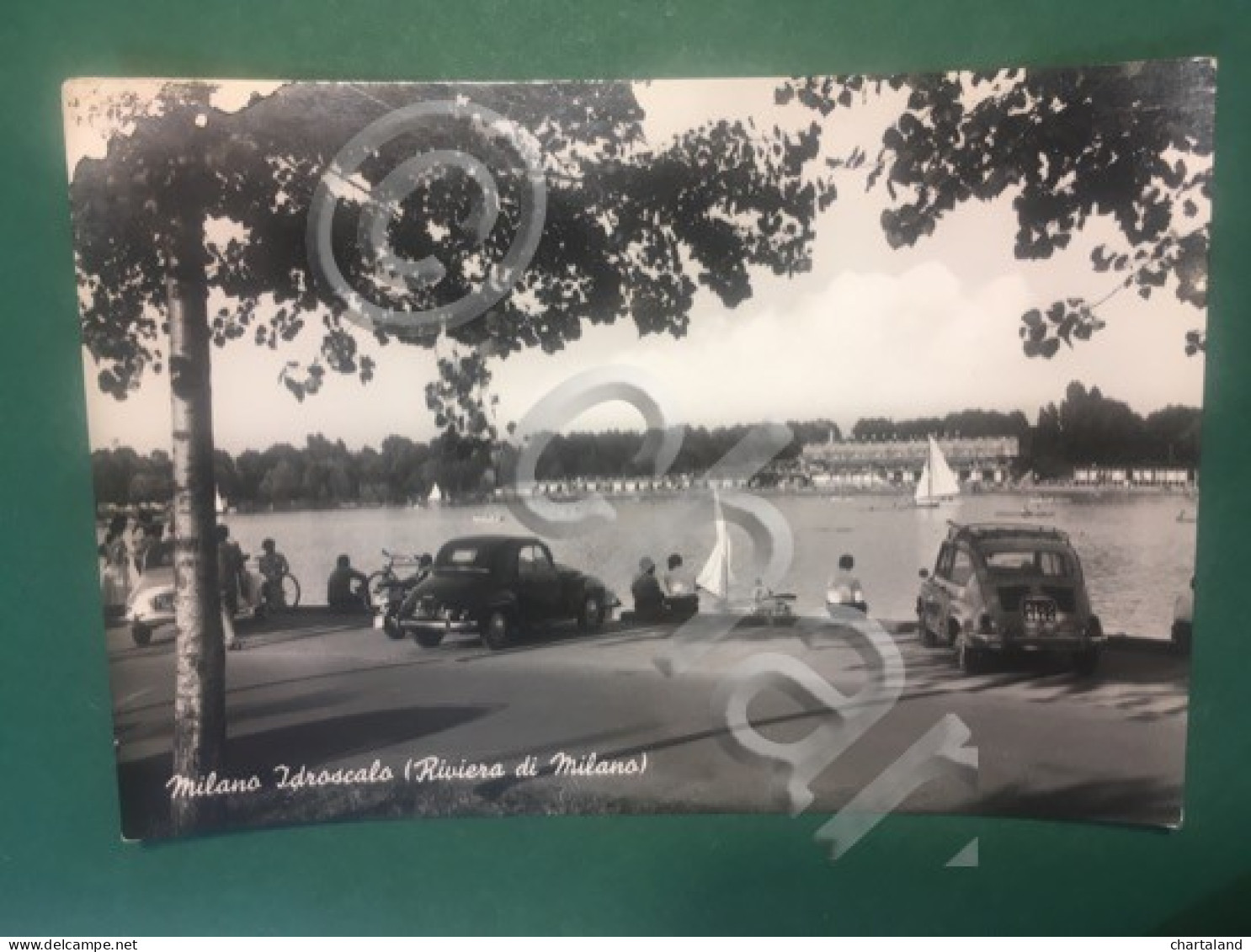 Cartolina Milano Idroscalo - Riviera di Milano - 1959