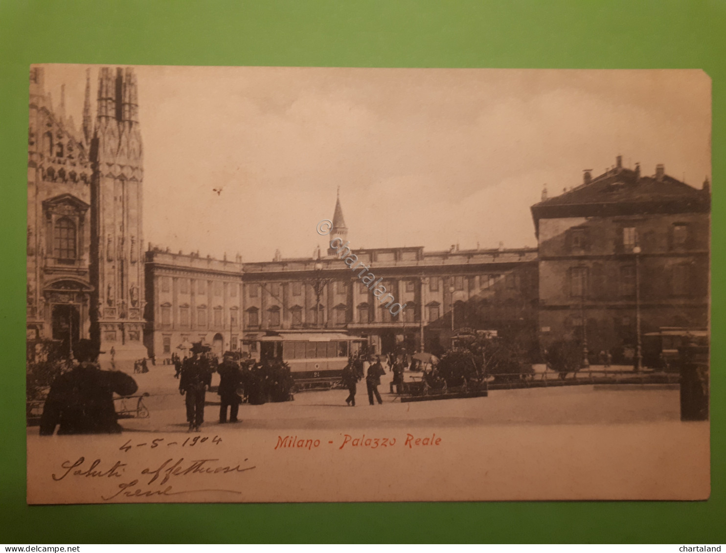 Cartolina - Milano - Palazzo Reale - 1904