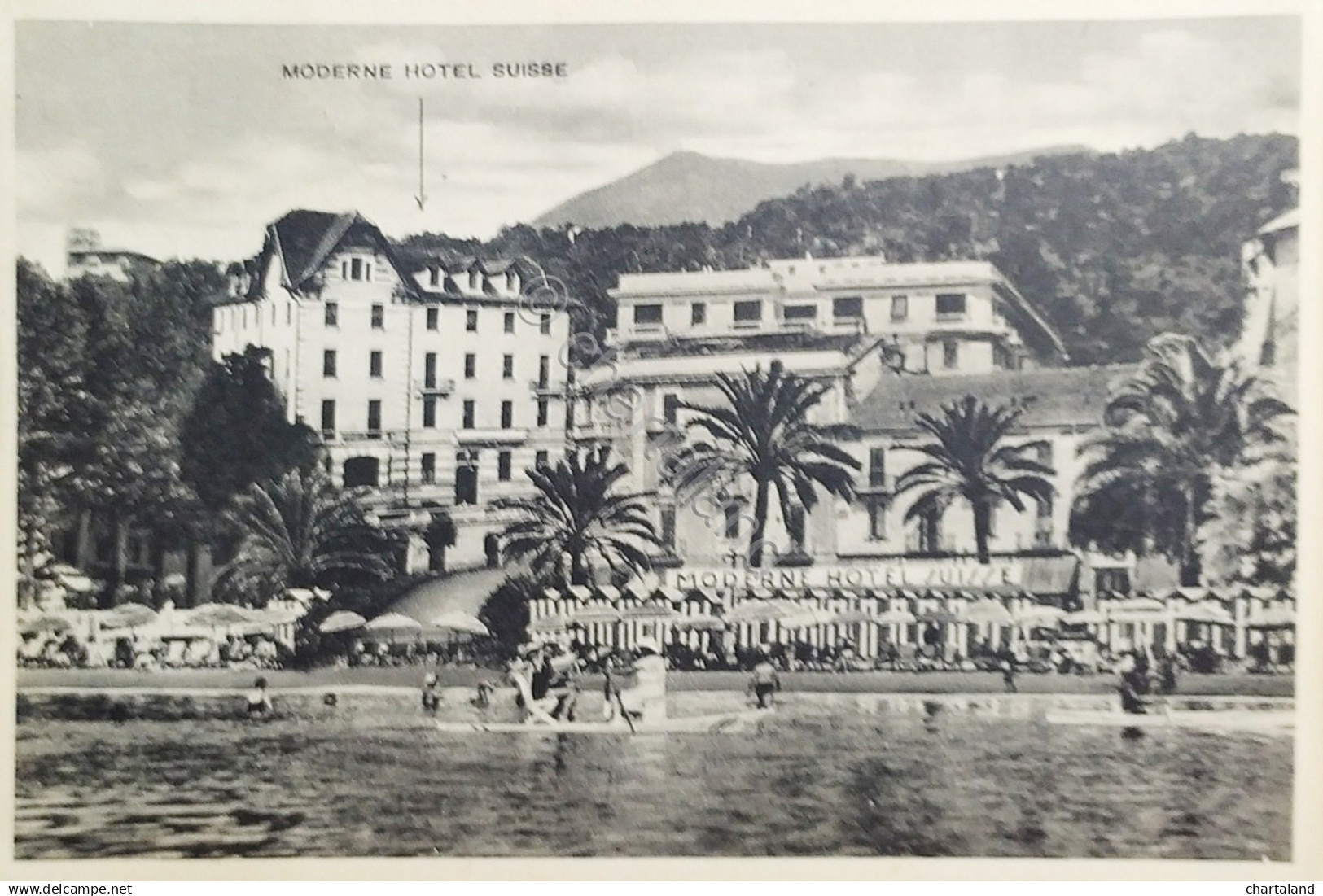 Cartolina - Moderne Hotel Suisse - Alassio - Riviera dei Fiori - 1951