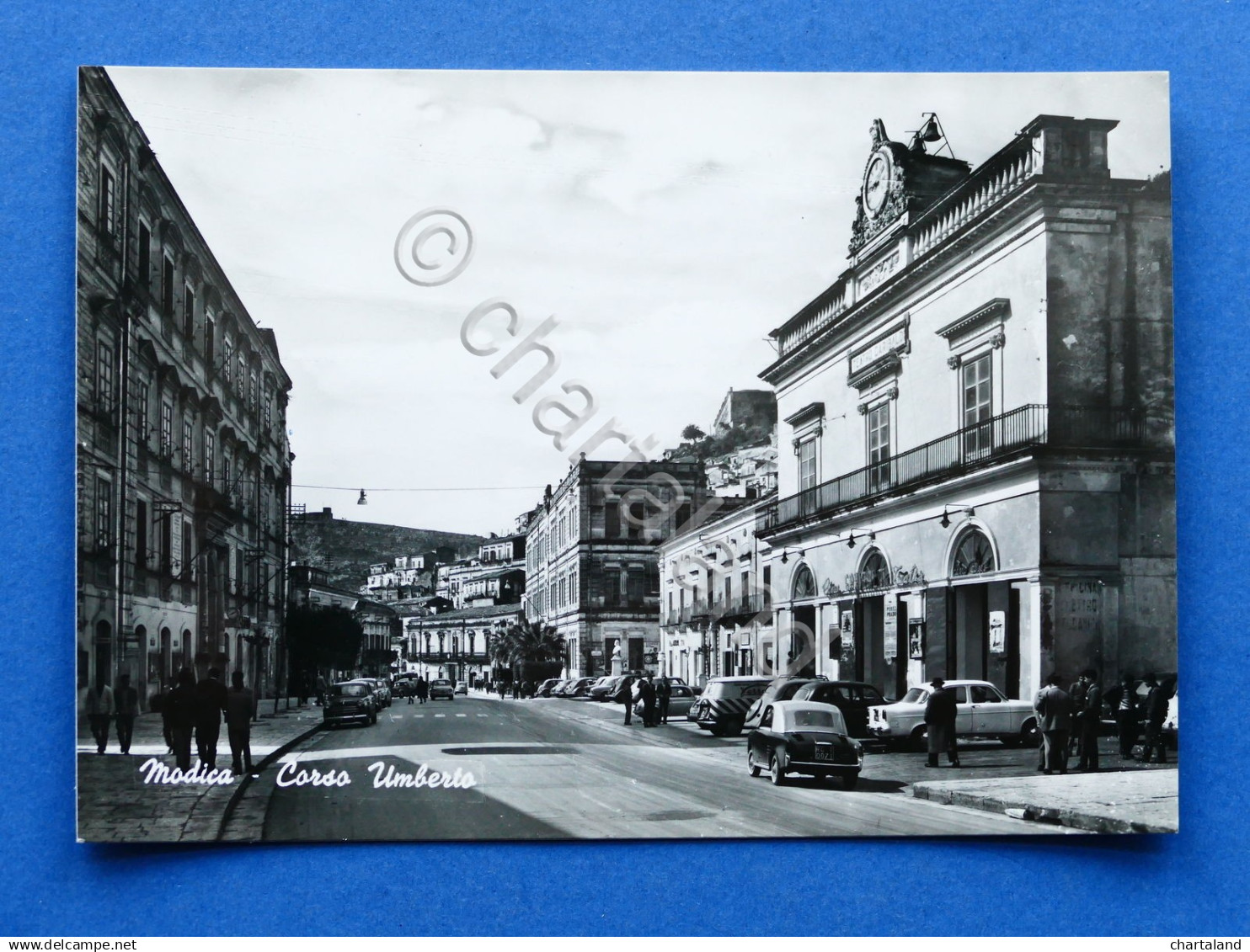 Cartolina Modica - Corso Umberto - 1960