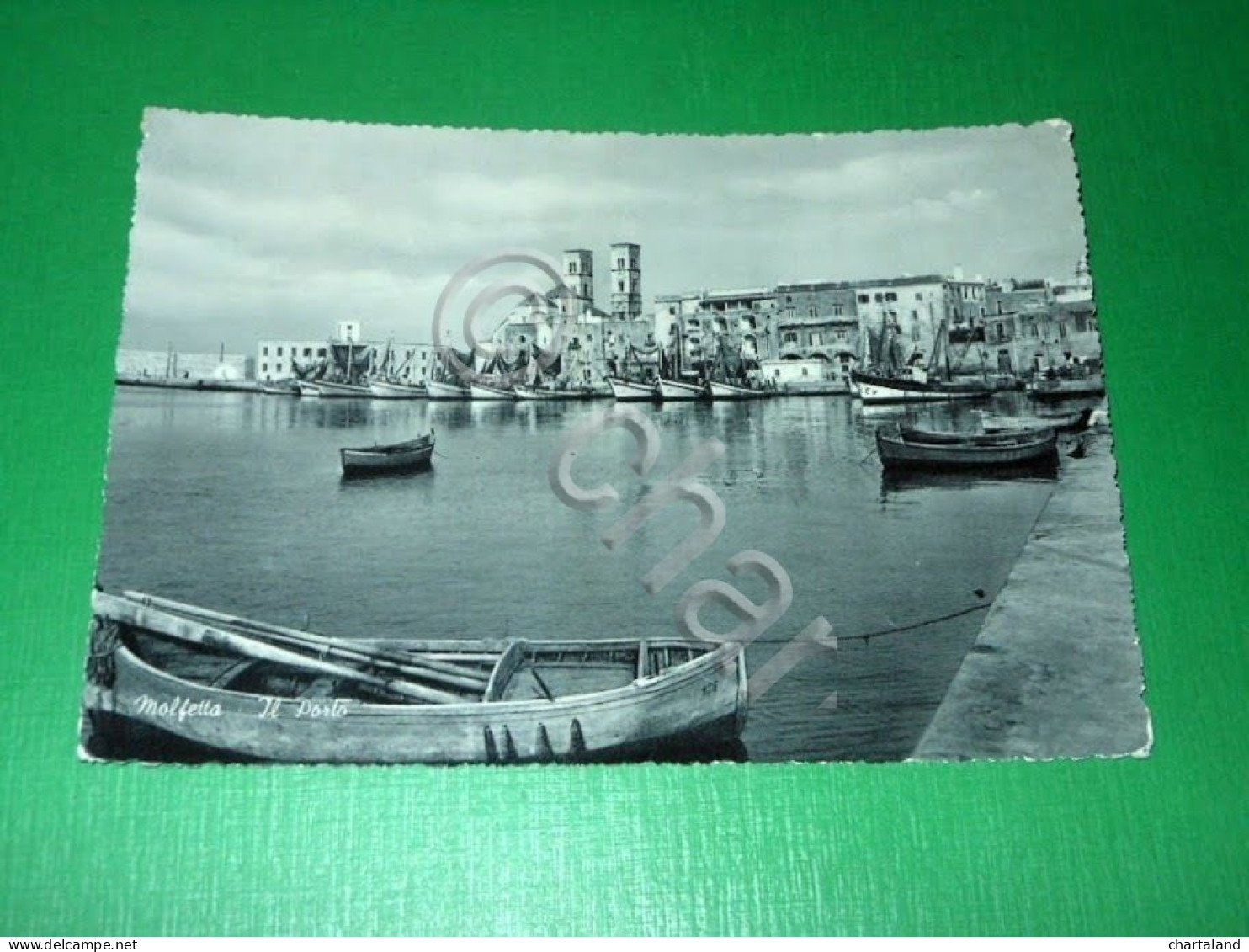 Cartolina Molfetta - Il Porto 1961