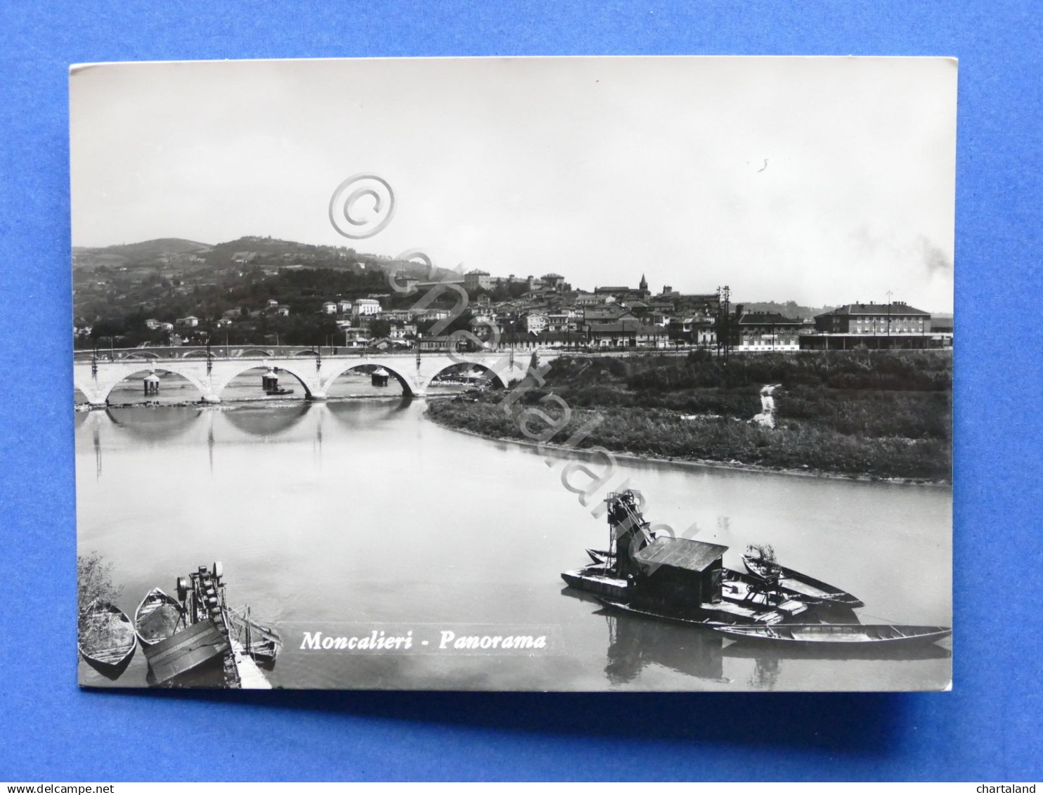 Cartolina Moncalieri - Panorama - 1950 ca.