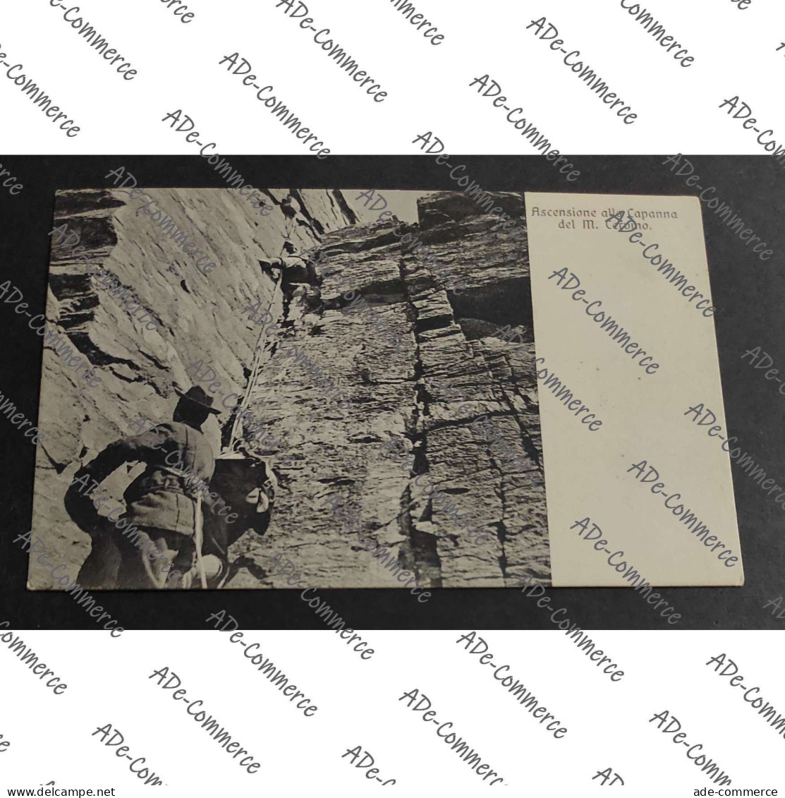 Cartolina Monte Cervino - Ascensione alla Capanna