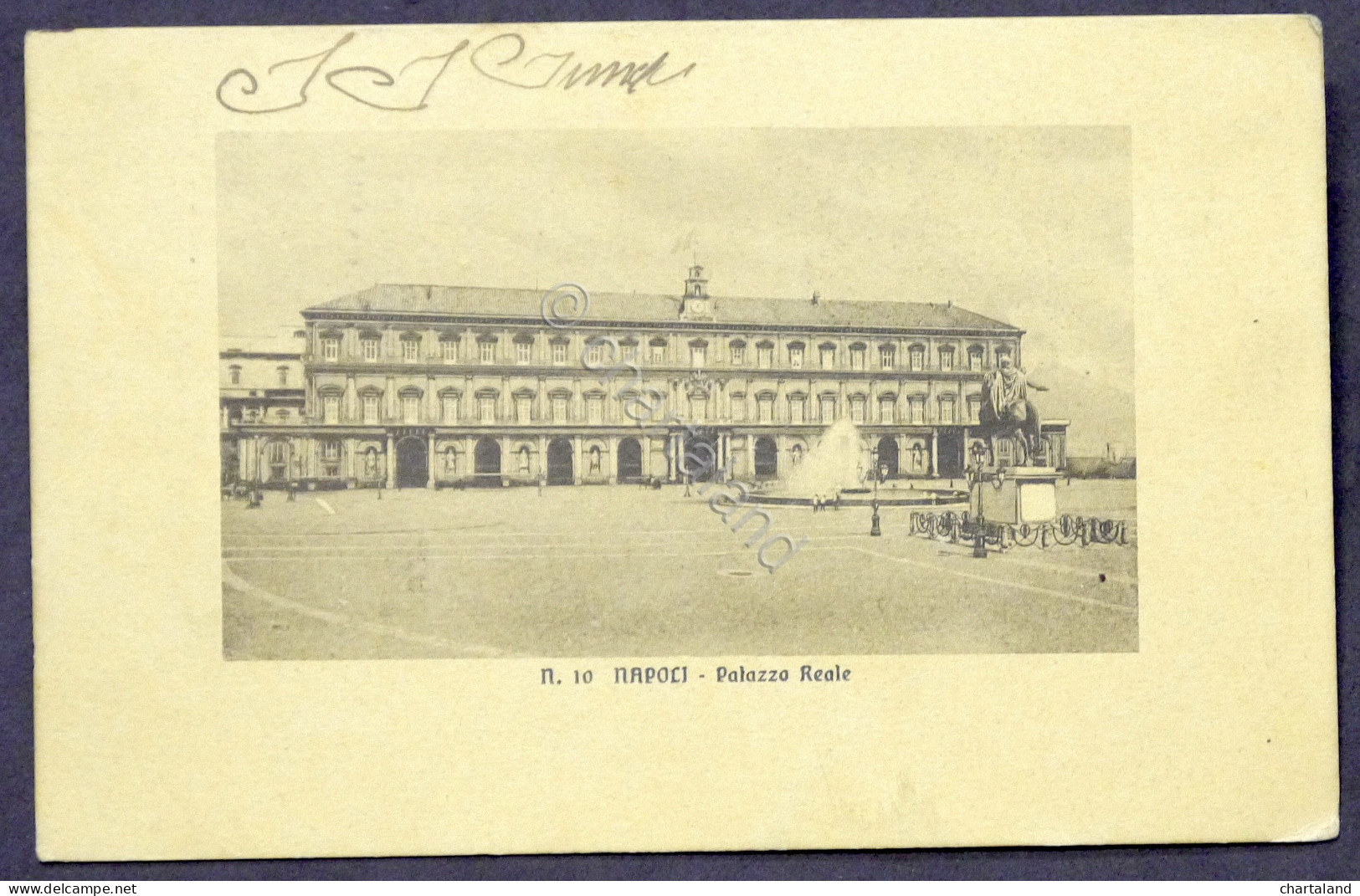 Cartolina Napoli - Palazzo Reale - 1920