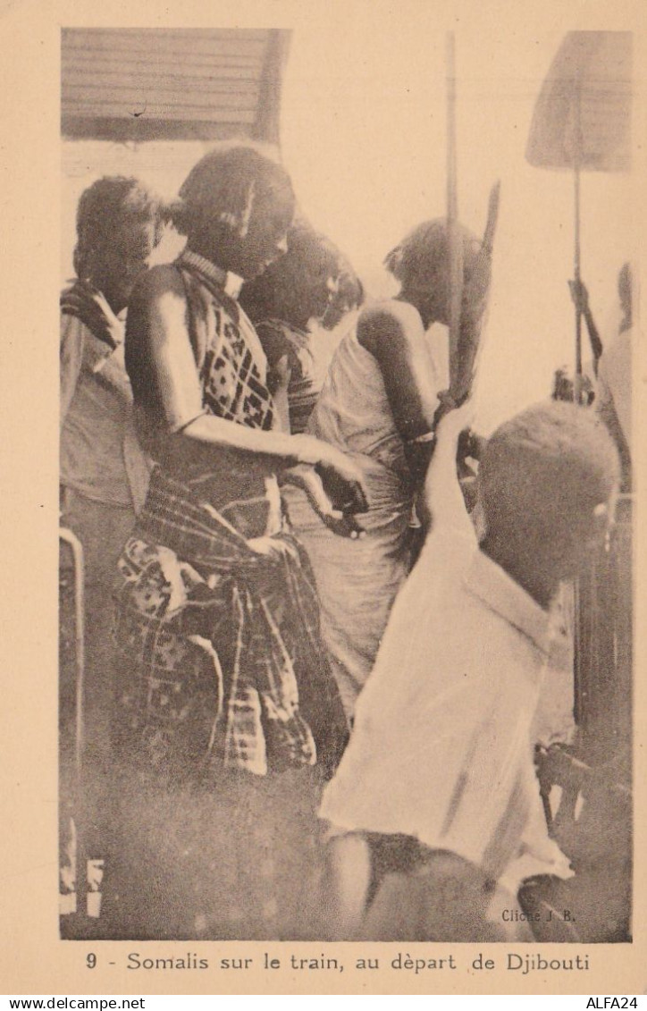 CARTOLINA NON VIAGGIATA PRIMI 900 DJIBOUTI-OCCUPAZIONE FRANCESE (CT346
