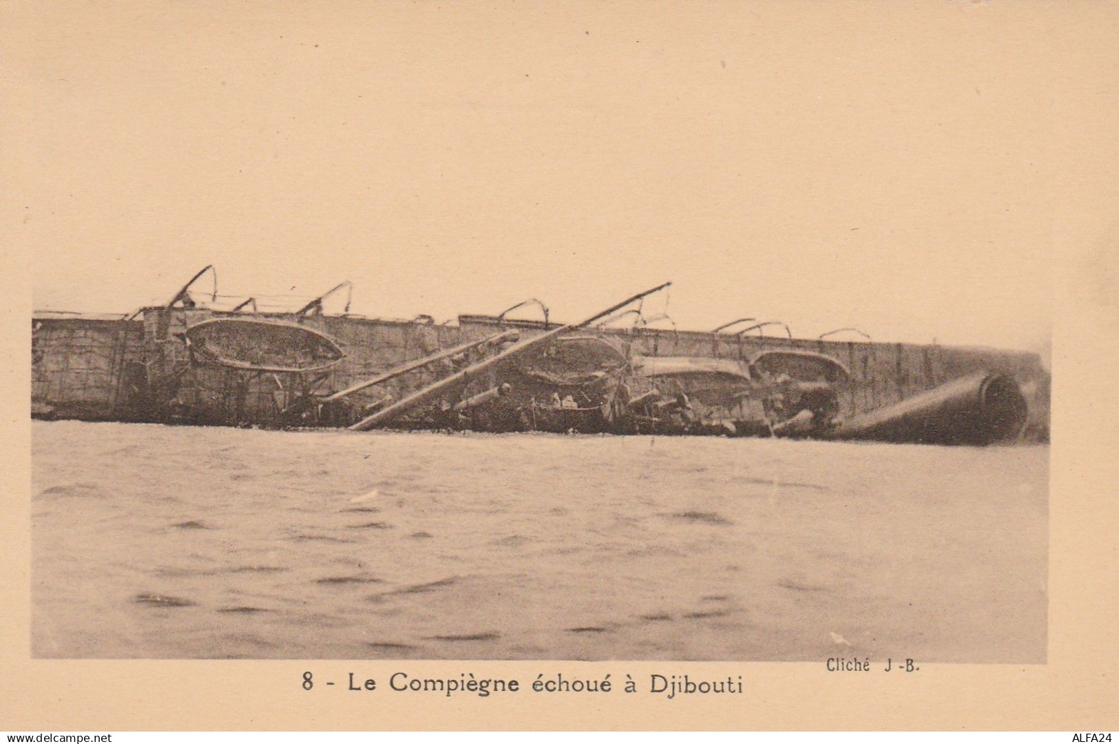 CARTOLINA NON VIAGGIATA PRIMI 900 DJIBOUTI -OCCUPAZIONE FRANCESE (CT623