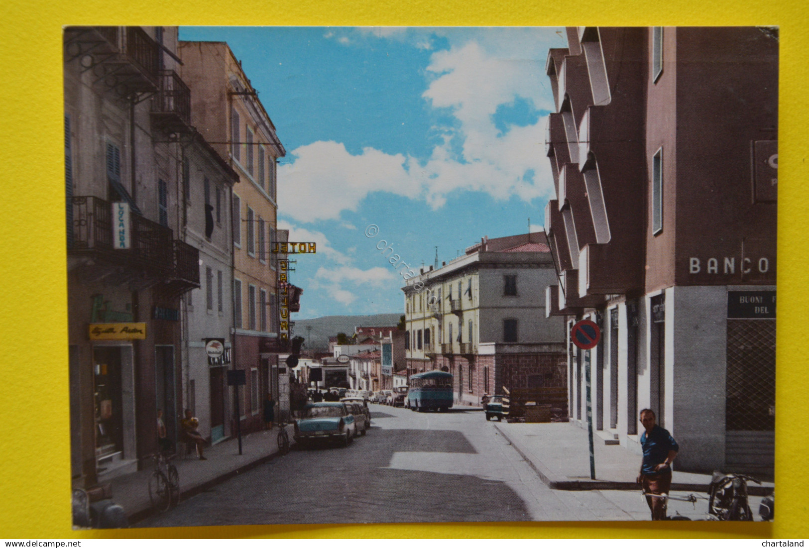 Cartolina Olbia Corso Umberto 1967