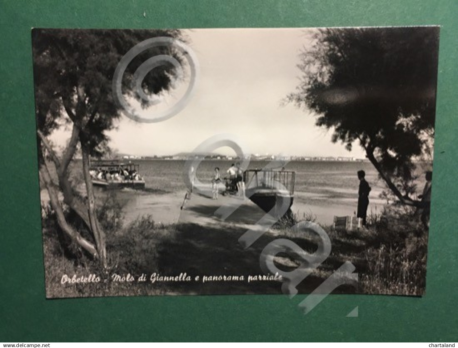 Cartolina Orbetello - Molo di Gianlla e Panorama e Panorama Parziale - 1965