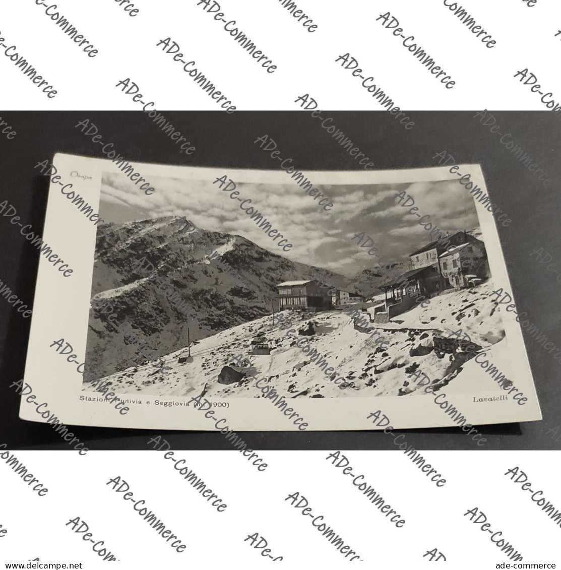 Cartolina Oropa - Stazioni Funivia e Seggiovia