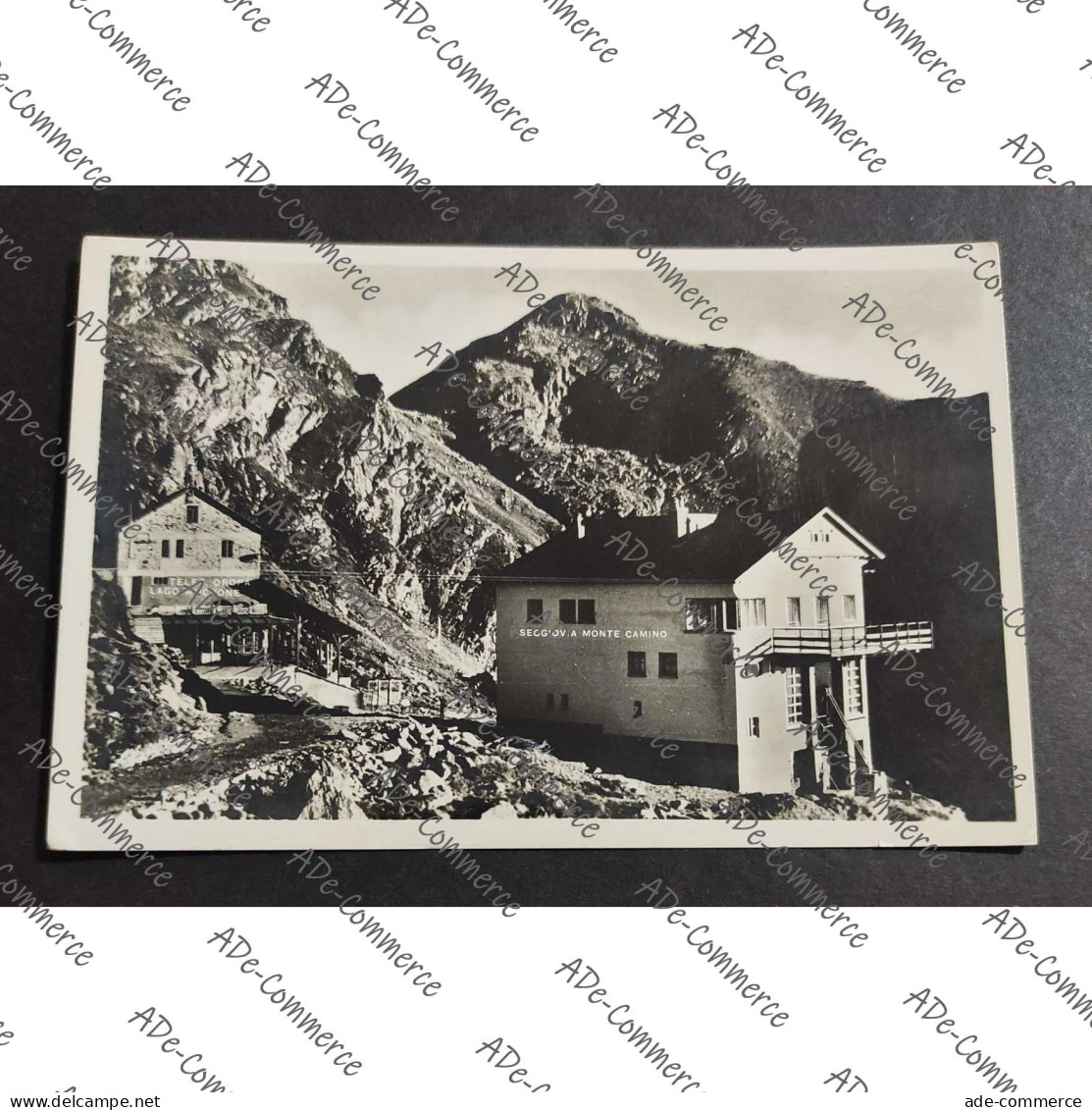 Cartolina Oropa - Stazioni Teleferica - Lago Mucrone - Seggiovia a Cima Monte Camino