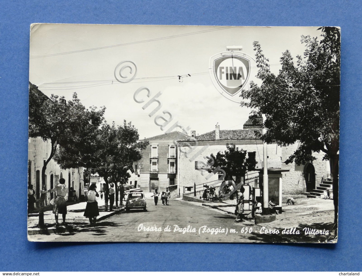 Cartolina Orsara di Puglia - Corso della Vittoria - 1963