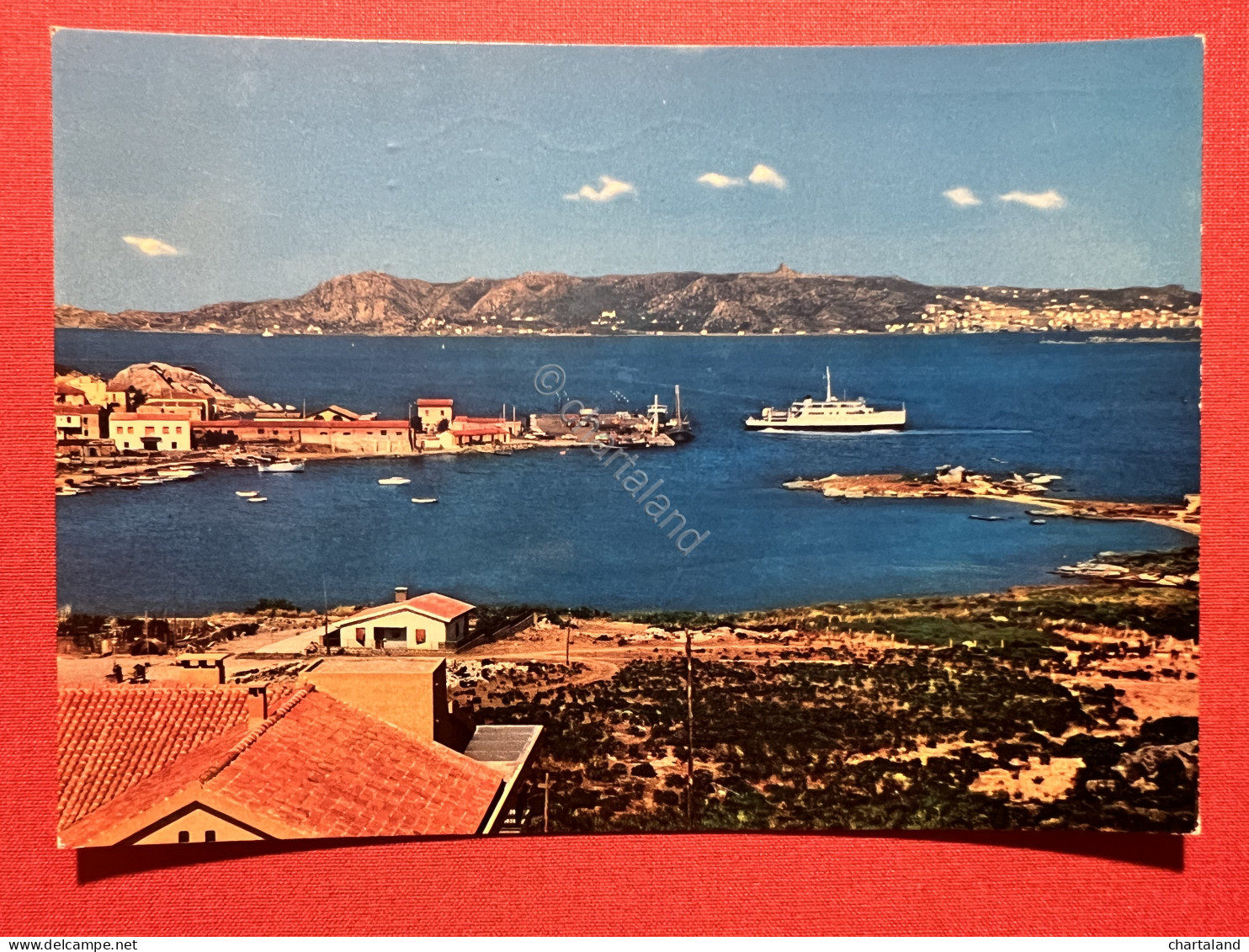 Cartolina - Palau ( Sassari ) - Arrivo del Postale - 1979