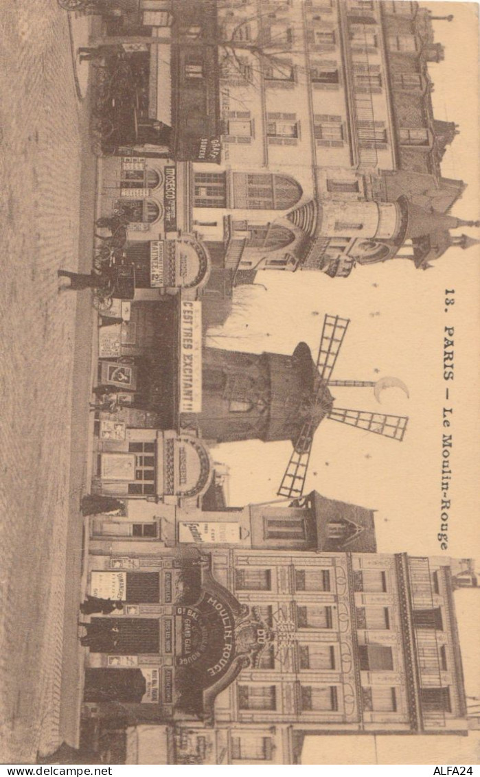 CARTOLINA PARIGI LE MOULIN ROUGE (HP539