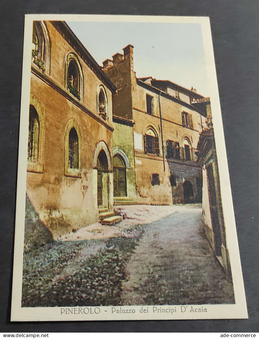 Cartolina Pinerolo - Palazzo dei Principi d'Acaia