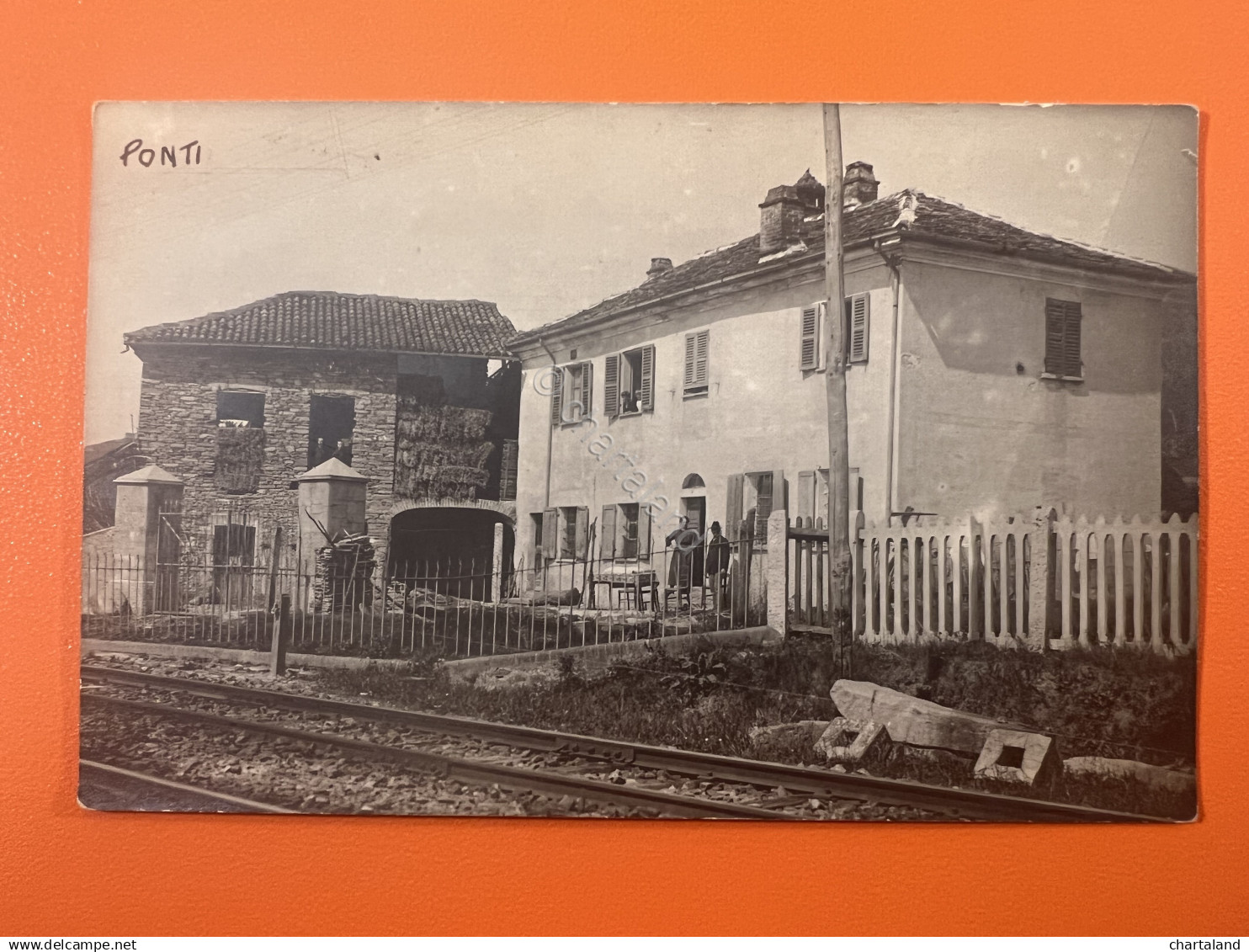 Cartolina - Ponti ( Alessandria ) - 1920 ca.