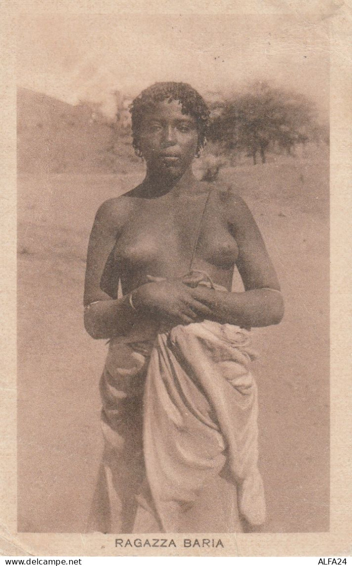 CARTOLINA RAGAZZA BARIA ETIOPIA COLONIE ITALIANE - (V_4087