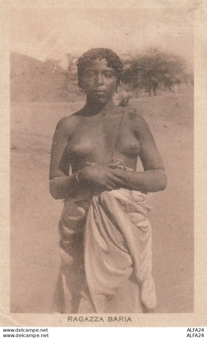 CARTOLINA RAGAZZA BARIA ETIOPIA COLONIE ITALIANE - (V_4087