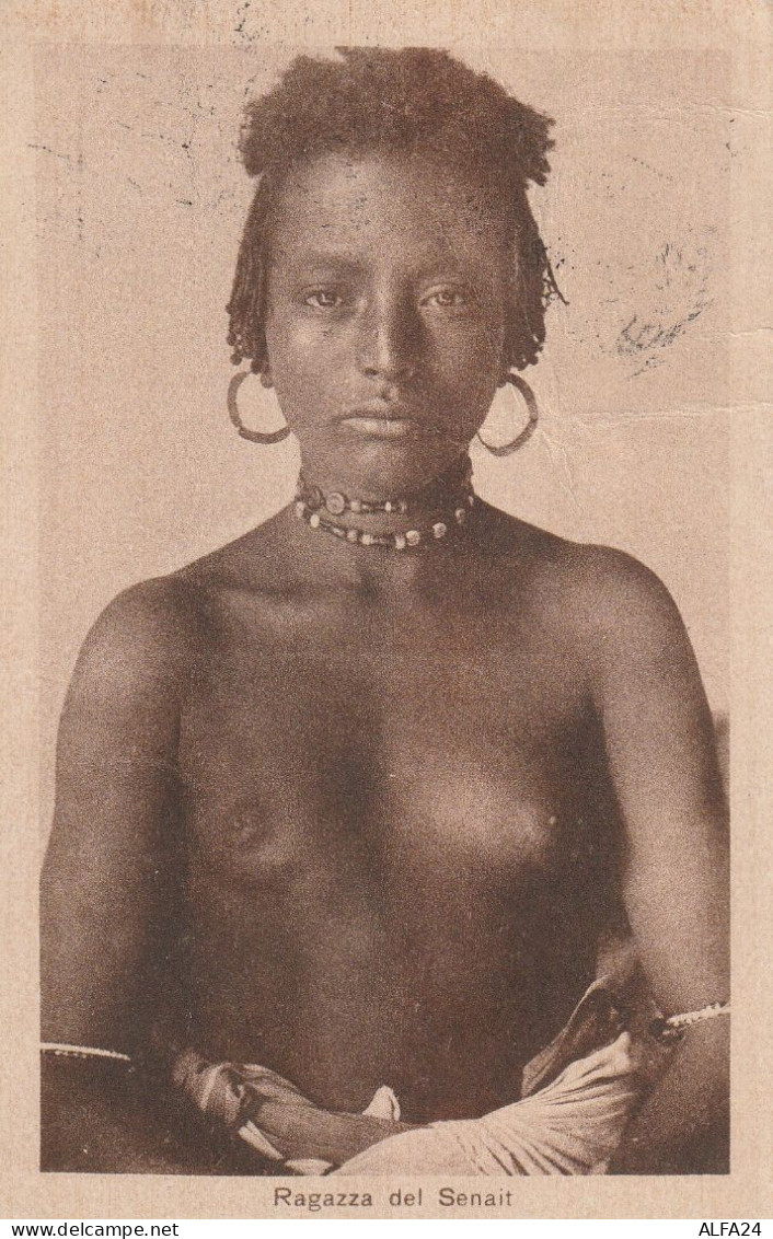 CARTOLINA RAGAZZA SENAIT ETIOPIA COLONIE ITALIANE - (V_4086