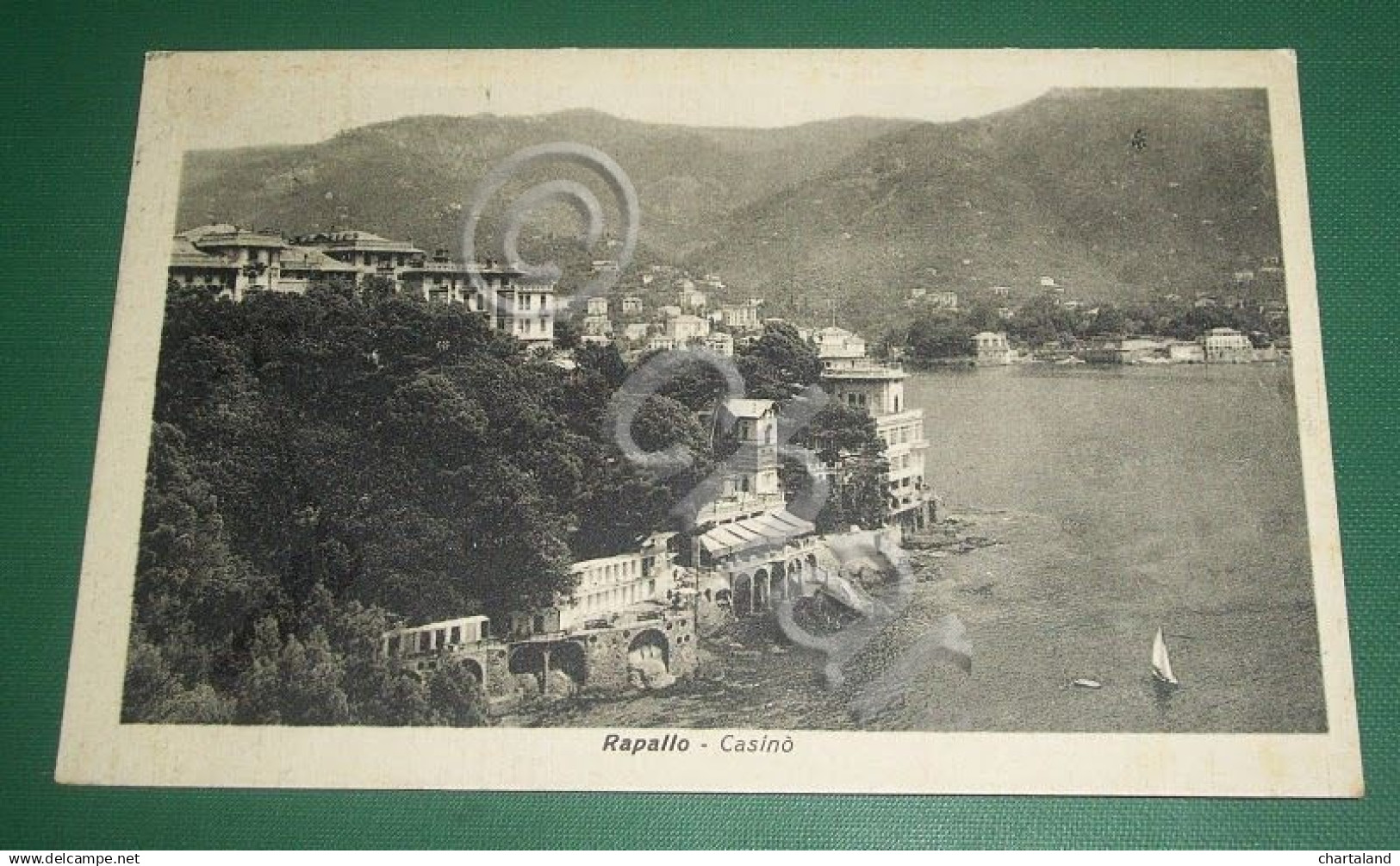 Cartolina Rapallo - Casinò 1948