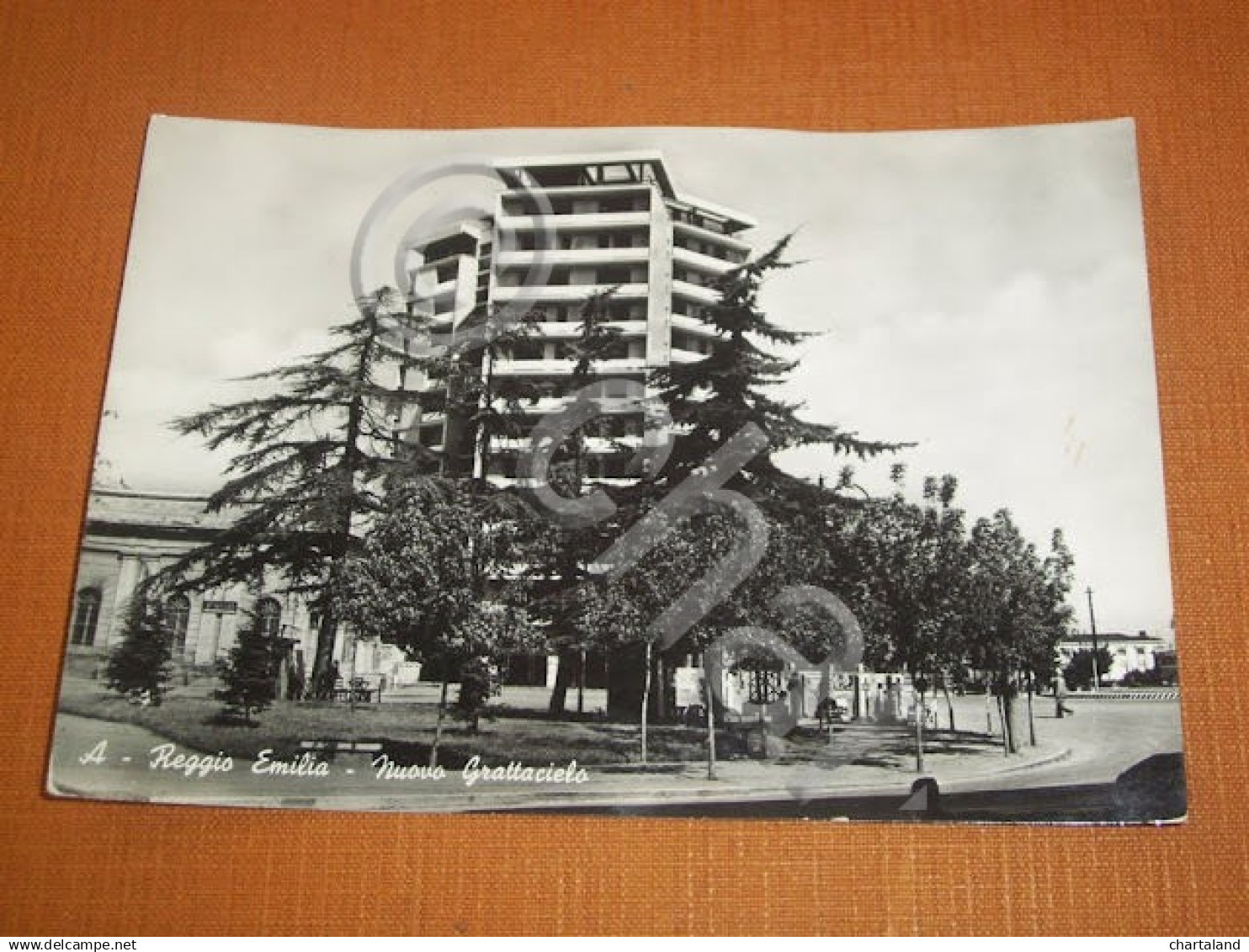 Cartolina Reggio Emilia - Nuovo Grattacielo 1950 ca