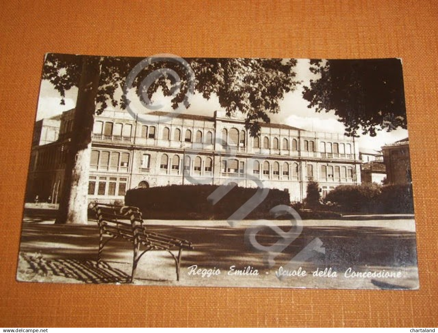 Cartolina  Reggio Emilia - Scuole della Concessione 1948