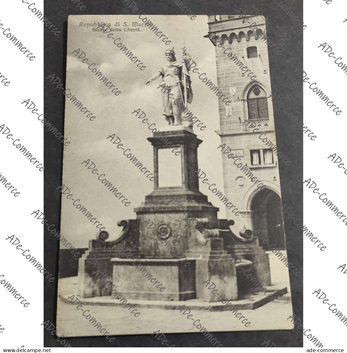 Cartolina Repubblica di S. Marino - Statua della Libertà