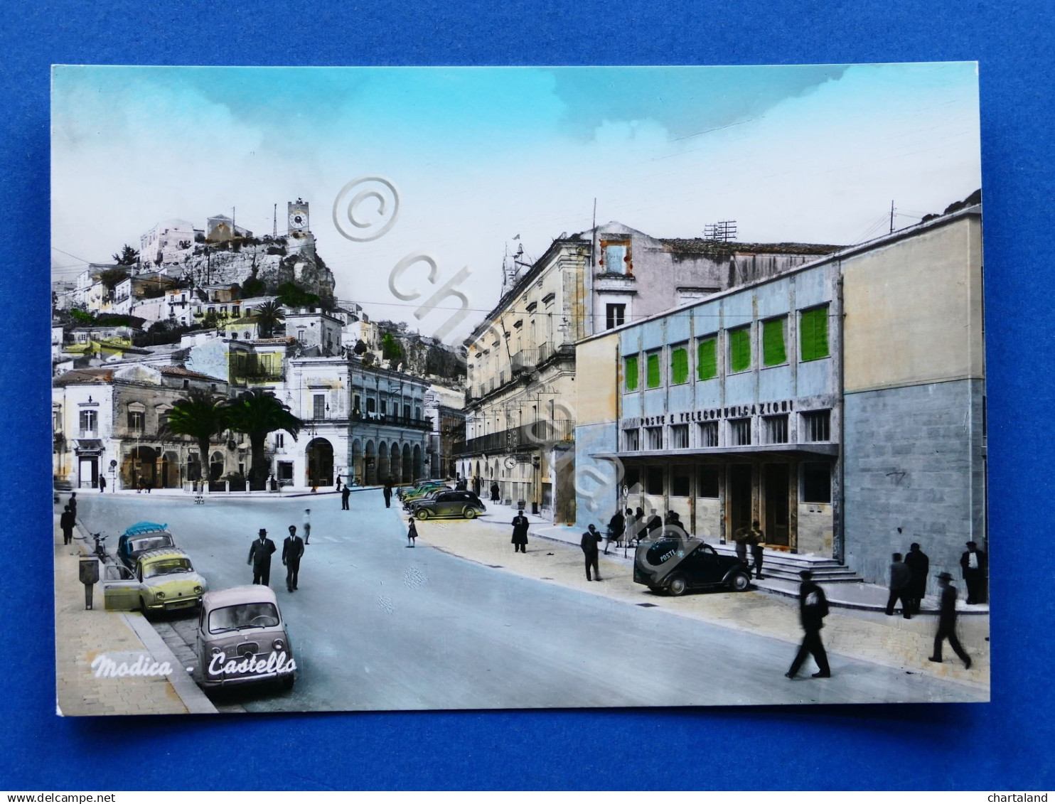 Cartolina Riesi - Modica - Il Castello - 1950 ca.