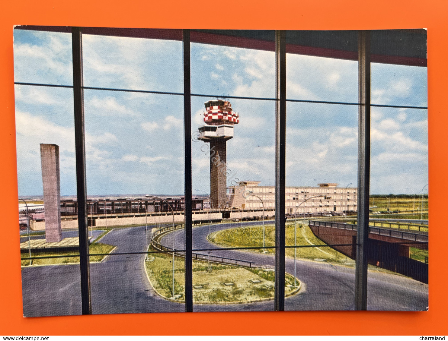 Cartolina - Roma Fiumicino - Aeroporto Intercontinentale Leonardo da Vinci 1967