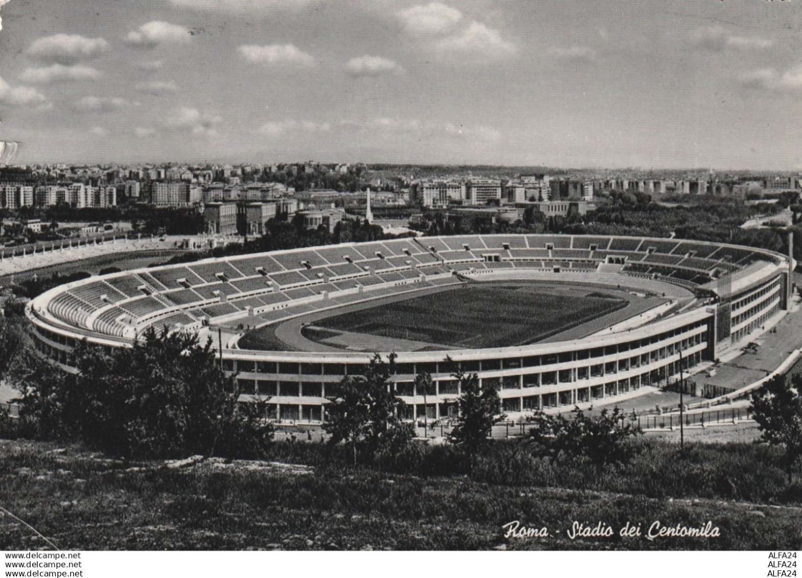 CARTOLINA ROMA STADIO DEI CENTOMILA (ZP4025