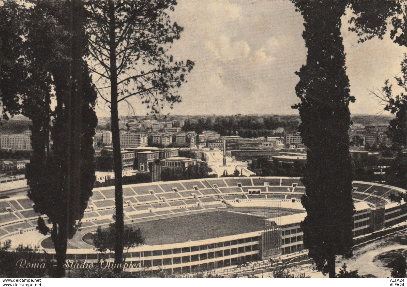 CARTOLINA ROMA STADIO OLIMPICO 1957 (V_1479