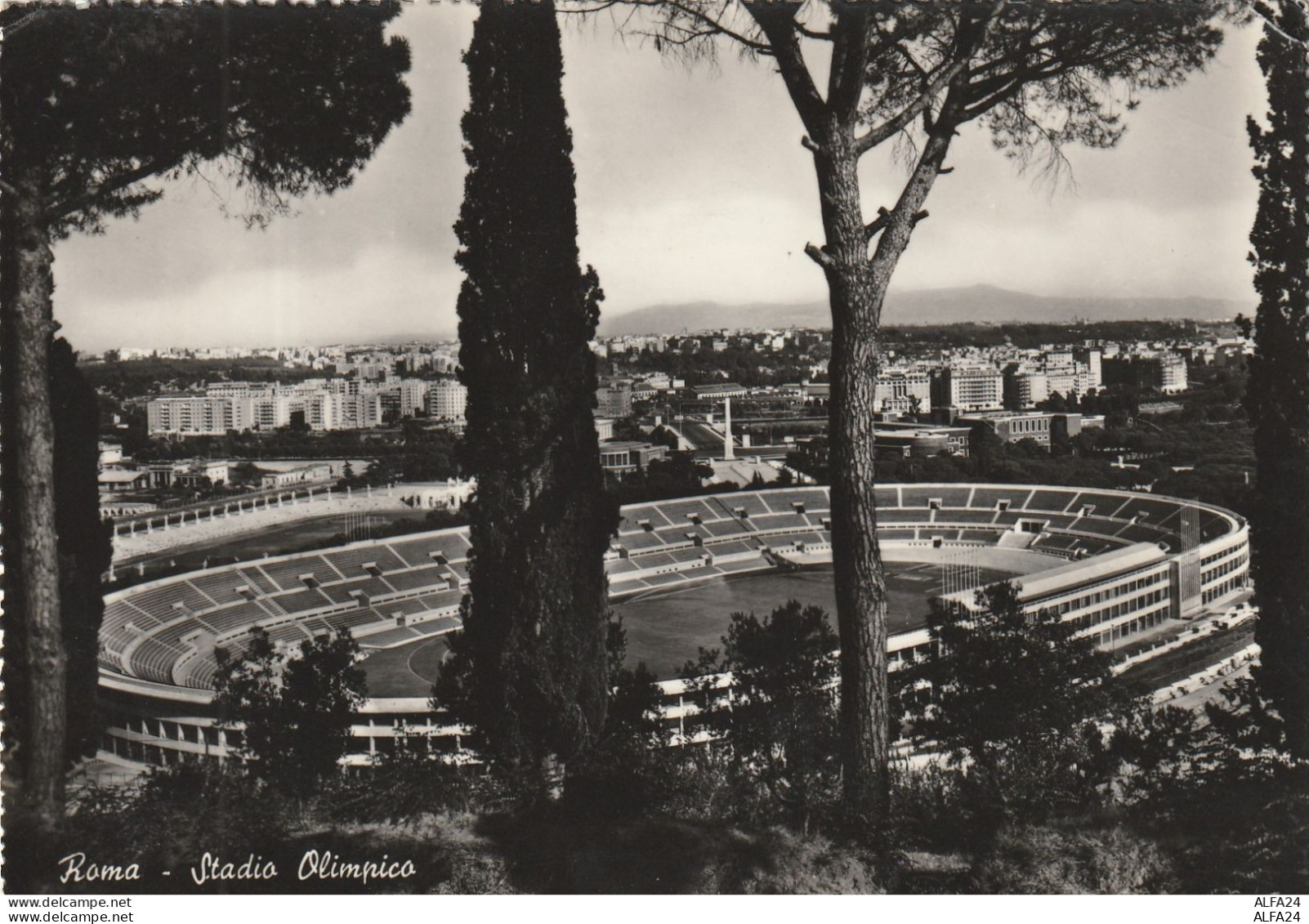 CARTOLINA ROMA STADIO OLIMPICO  (V_1569