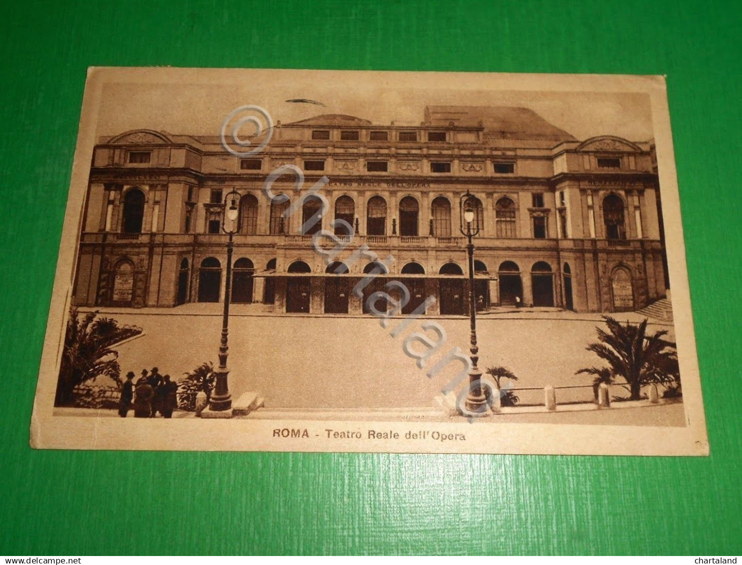 Cartolina Roma - Teatro Reale dell' Opera 1930