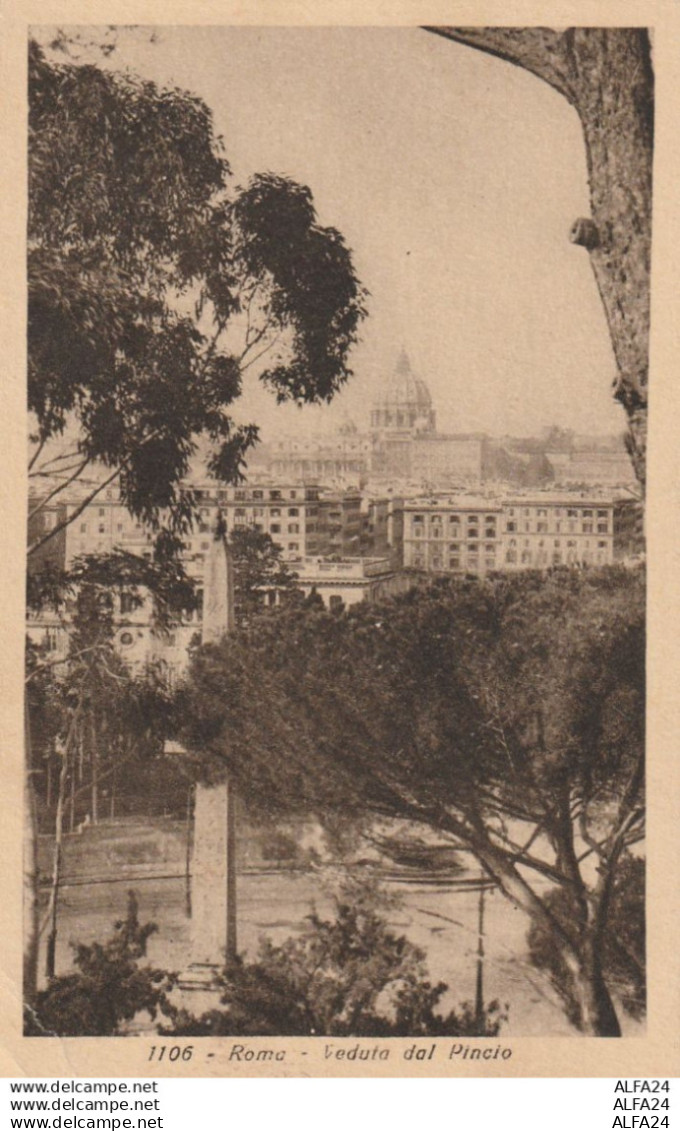 CARTOLINA ROMA VEDUTA DAL PINCIO (XT3137