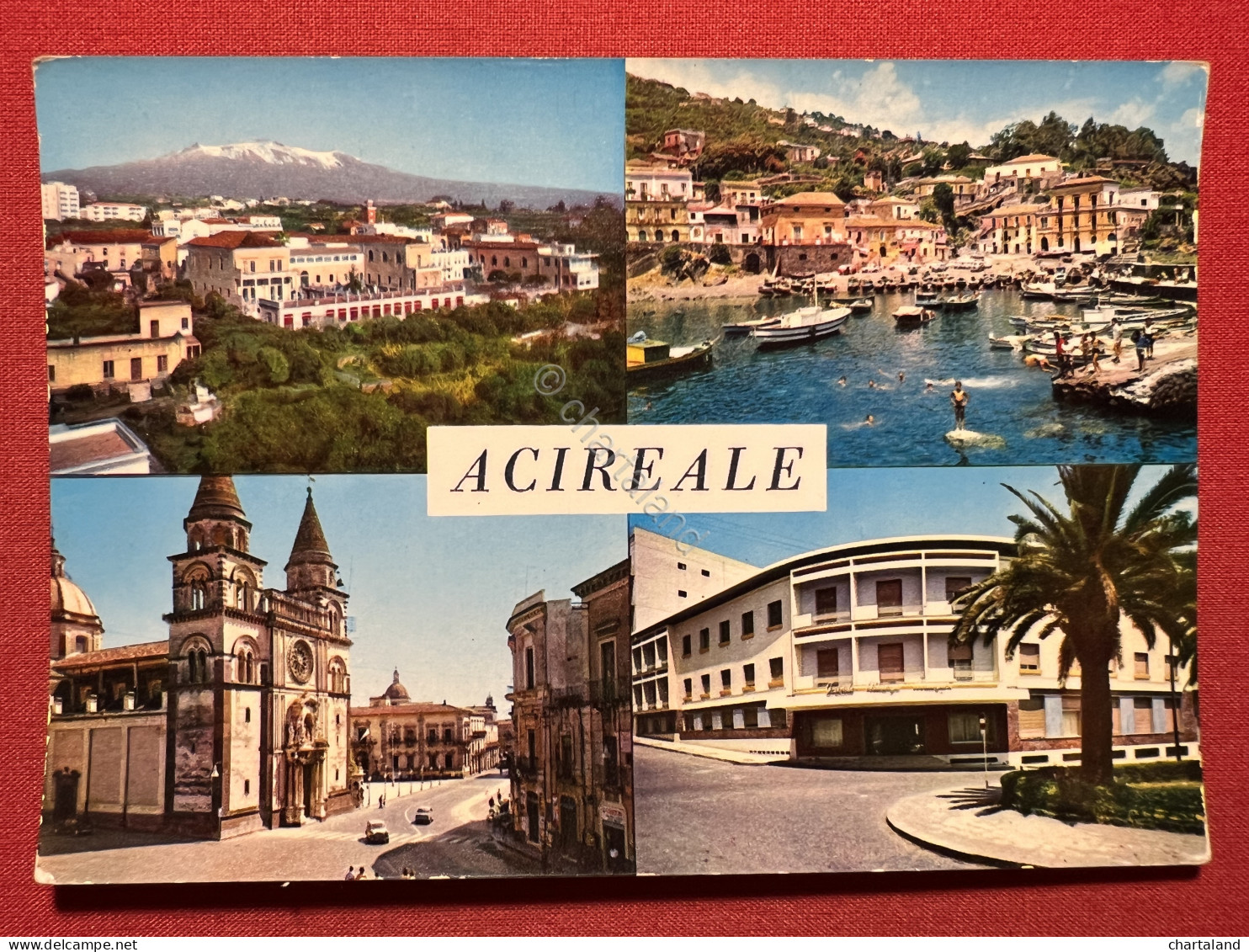 Cartolina - Saluti da Acireale ( Catania ) - Vedute Diverse - 1966