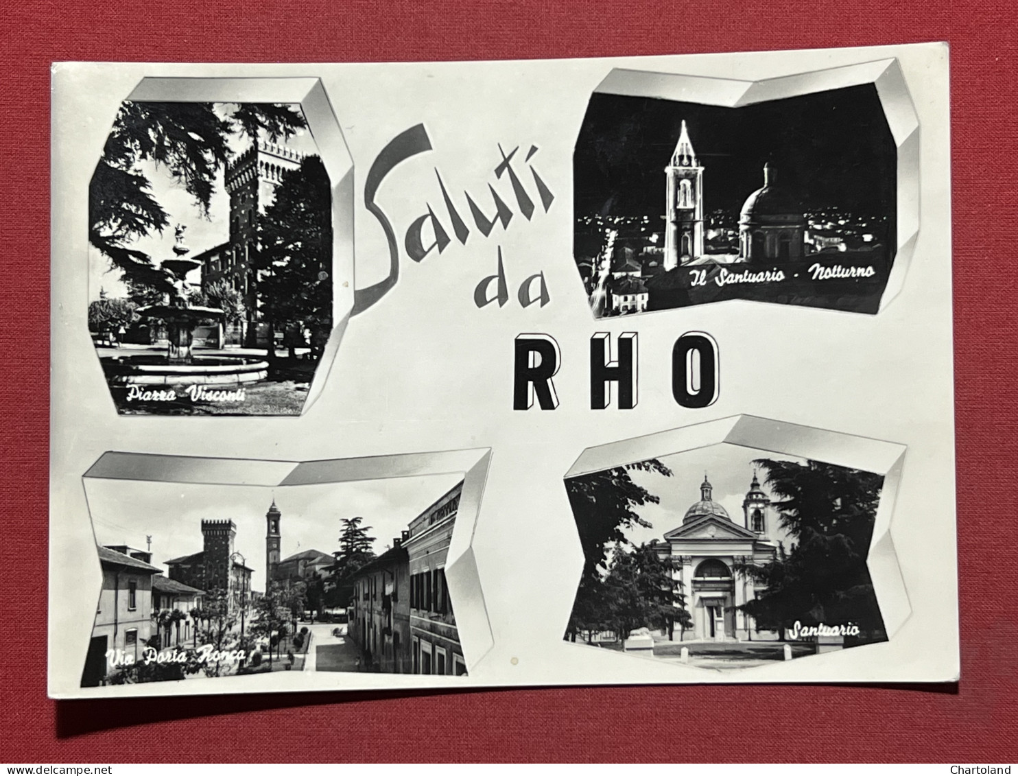 Cartolina - Saluti da Rho ( Milano ) - Vedute diverse - 1958