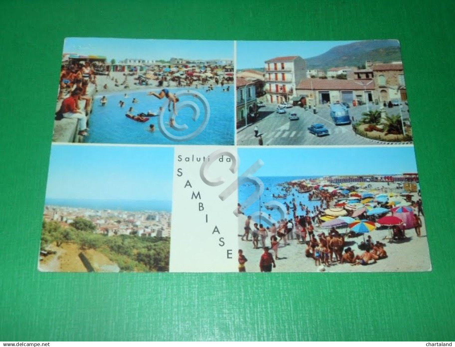 Cartolina Saluti da Sambiase ( Lamezia Terme ) - Vedute diverse 1979