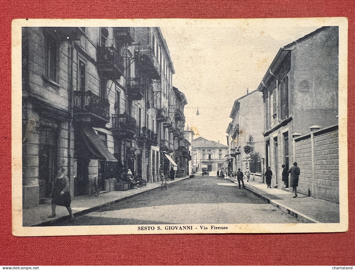 Cartolina - Sesto San Giovanni - Via Firenze - 1932