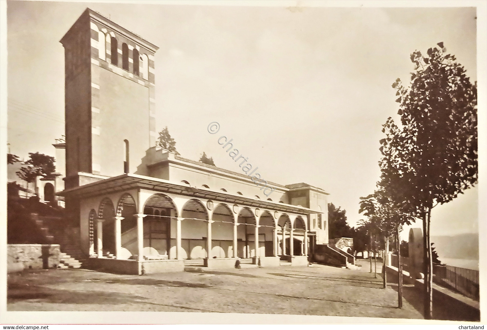Cartolina - Società Edison - Fondazione Ettore Motta - Colonia di Suna - 1932