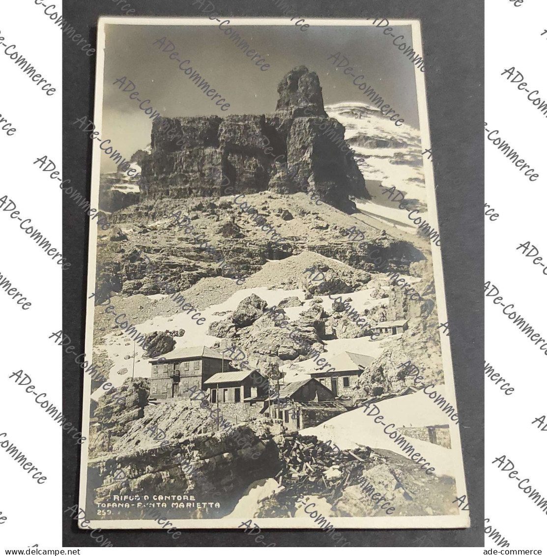 Cartolina Tofana - Punta Marietta - Rifugio Cantore