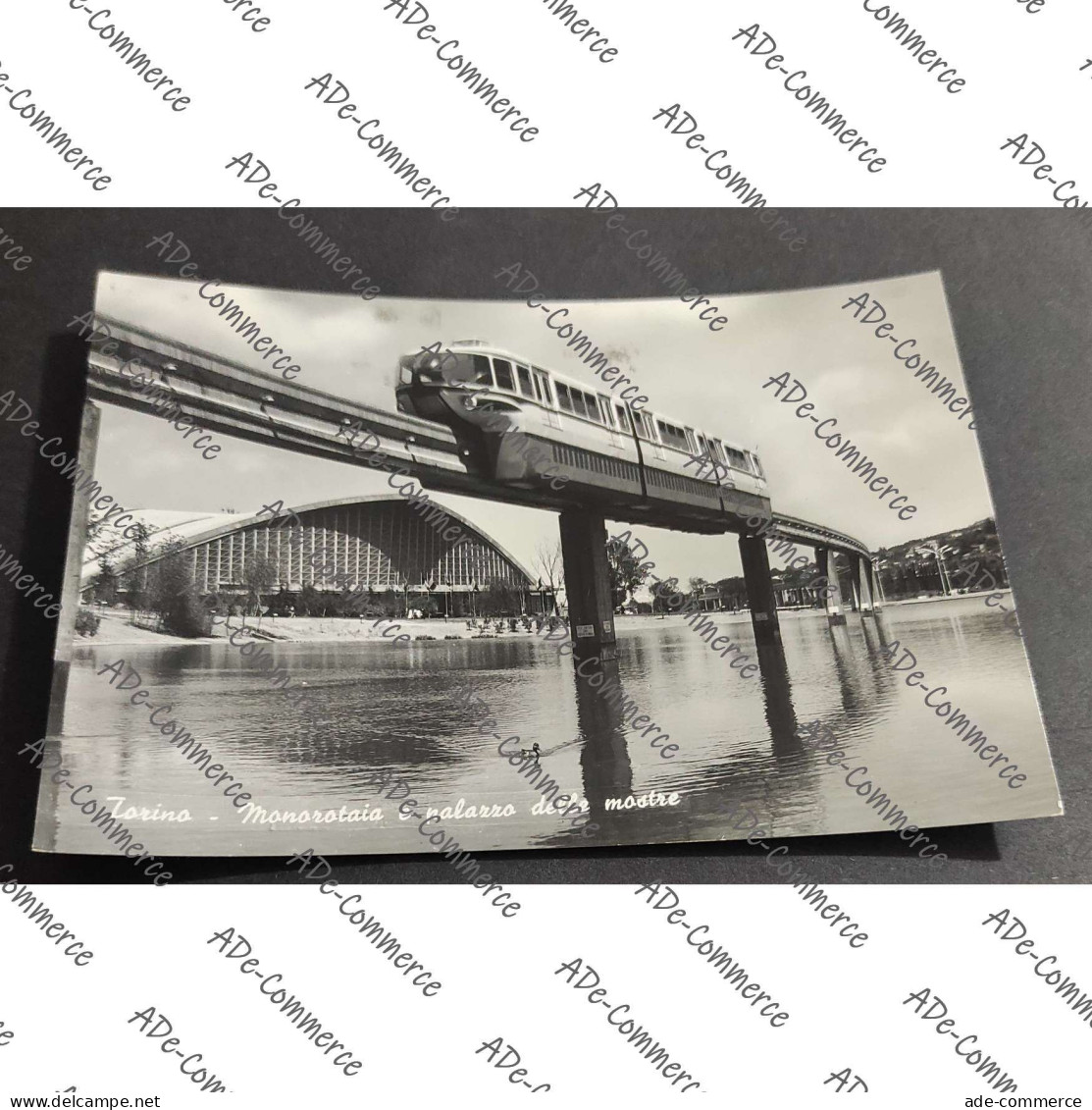 Cartolina Torino - Monorotaia e Palazzo delle Mostre